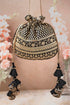 Resham Black Potli
